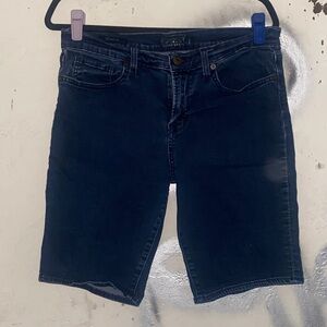 Lucky Brand Dark Blue Women's Bermuda Shorts